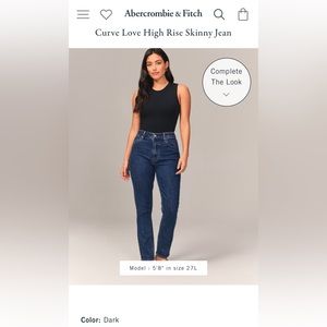 Brand new, never worn Curve Love High Rise Skinny Jean